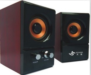 杰強(qiáng)930 USB2.0木質(zhì)小音箱 通用電腦音箱的便攜選擇